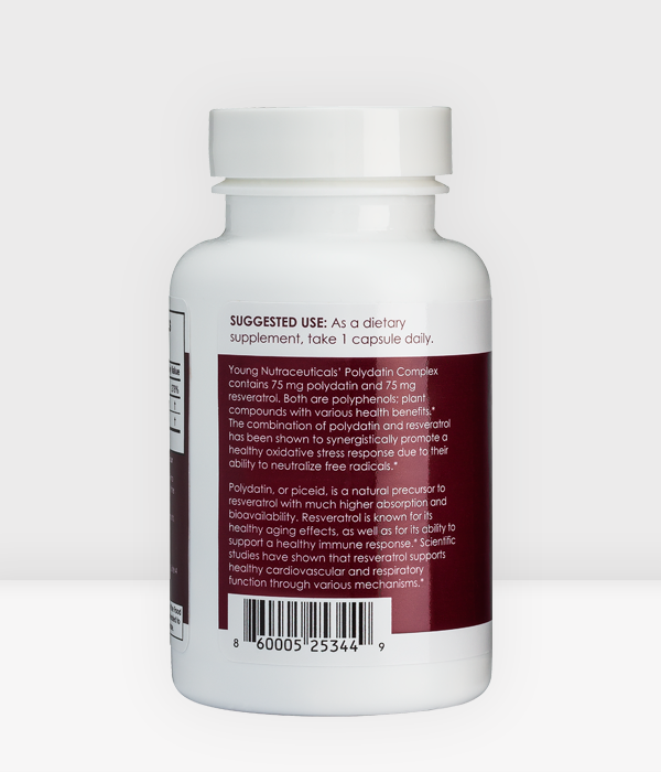 Polydatin Complex - 60 Capsules – Young Nutraceuticals